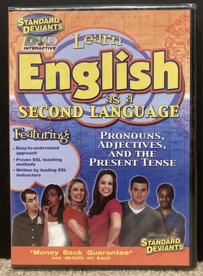 Learn English as a Second Language (ESL) Interactive DVD Standard Deviants Seald