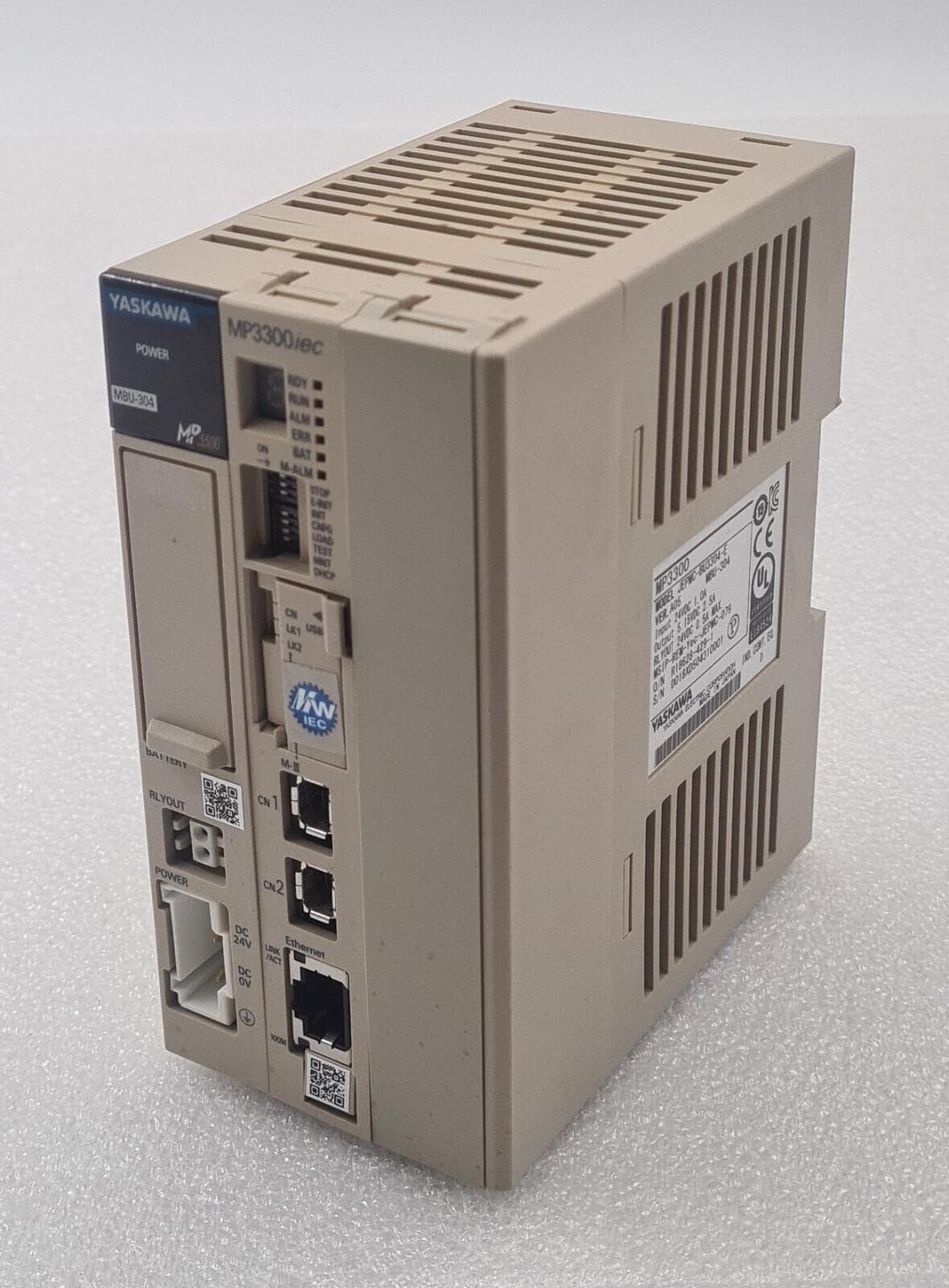 YASKAWA MP3300 MBU-304 MP3300iec JEPMC-BU3304-E VER. A05 PLC YASKAWA MP3300 MBU-304 MP3300iec JEPMC-BU3304-E VER. A05 PLC