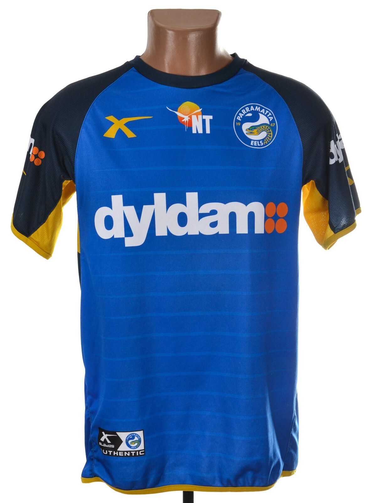 NRL PARRAMATTA EELS AUSTRALIA RUGBY LEAGUE SHIRT XBLADES S