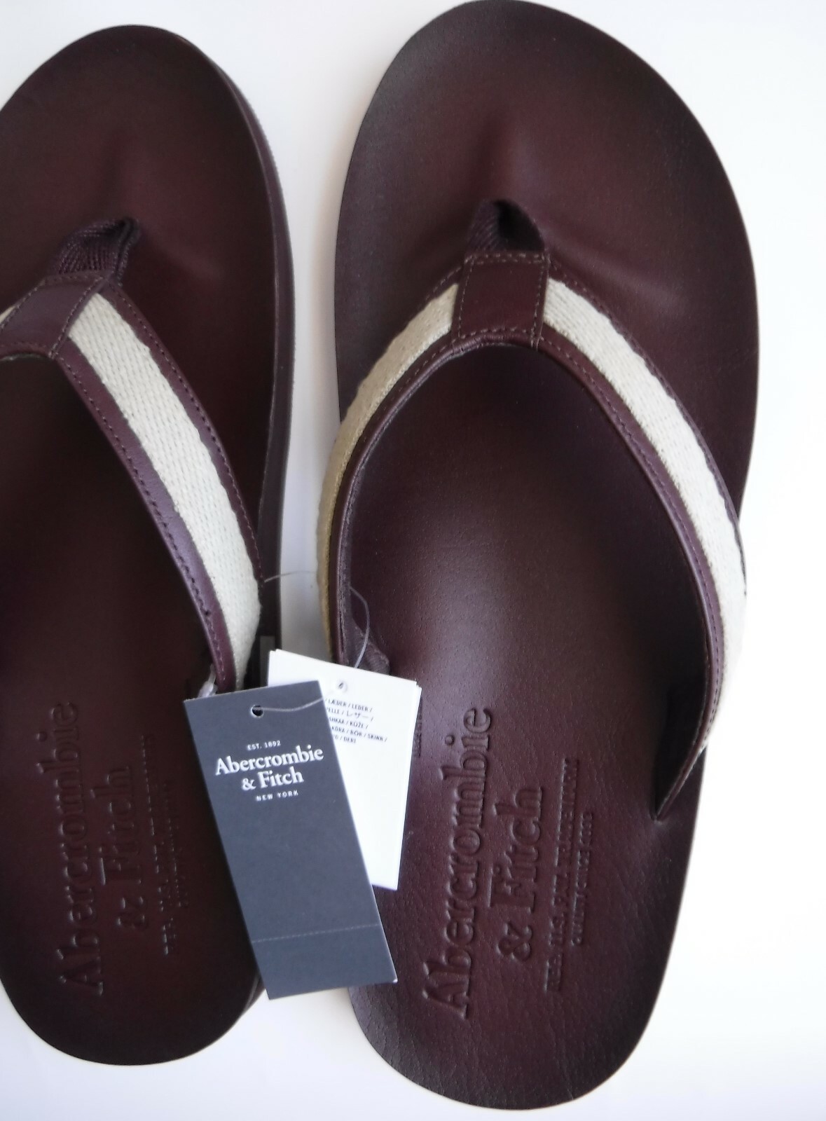 abercrombie and fitch flip flops