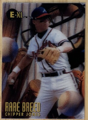 1996 E-Motion XL Rare Breed Chipper Jones #6 HOF Atlanta Braves