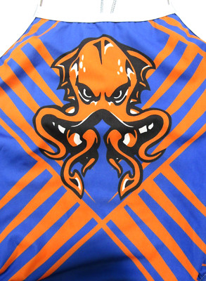 Agonswim Thin Strap Octopus Print One Piece Stretch Open Back Swimsuit 30