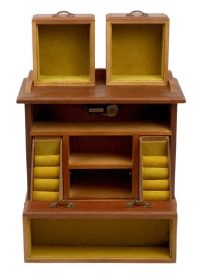 Vintage Laurell Wooden Dresser Style Jewelry Music Box 
