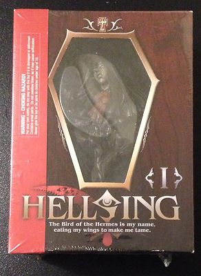 HELLSING ULTIMATE SERIES 1 Limited 2-Disc DVD SteelBook w/ ARUCARD Figurine Rare
