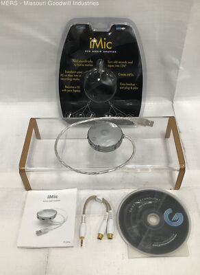 Griffin iMic USB Audio Adapter With Accessories & Packaging