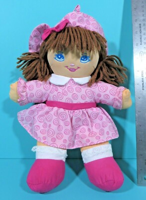 Vintage Precious Mine Dolly Soft Rag Doll Yarn Hair 12