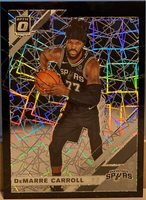 2019-20 Optic Demarre Carroll Black Velocity /39 San Antonio Spurs #117 SP!