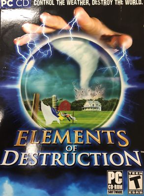 ELEMENTS OF DESTRUCTION (PC Game) NEW - FREE US Shipping