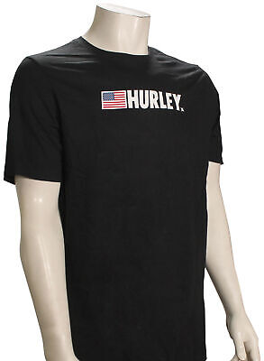 Футболка Hurley Everyday Fastlane USA — черная — новинка