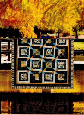 Autumn Logs & Windblown Squares   pattern only