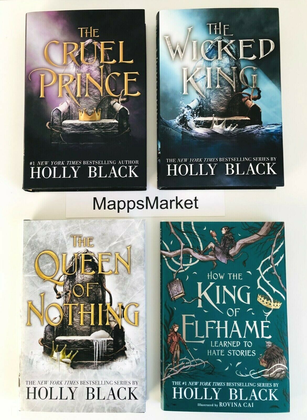 SIGNED Cruel Prince, Wicked King, Queen of Nothing, King of