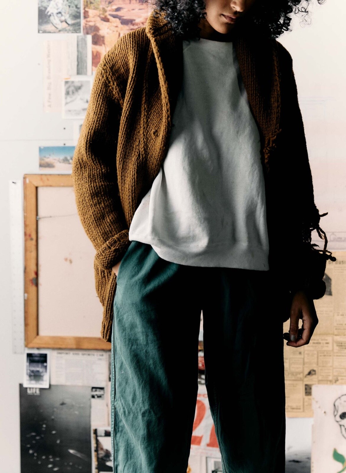 IMOGENE + WILLIE LOUNGE PANT BAY GREEN 