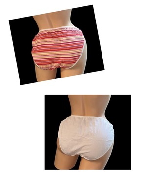 Lot of 2 Hanes String Bikini Panties Womens 7/L NOS