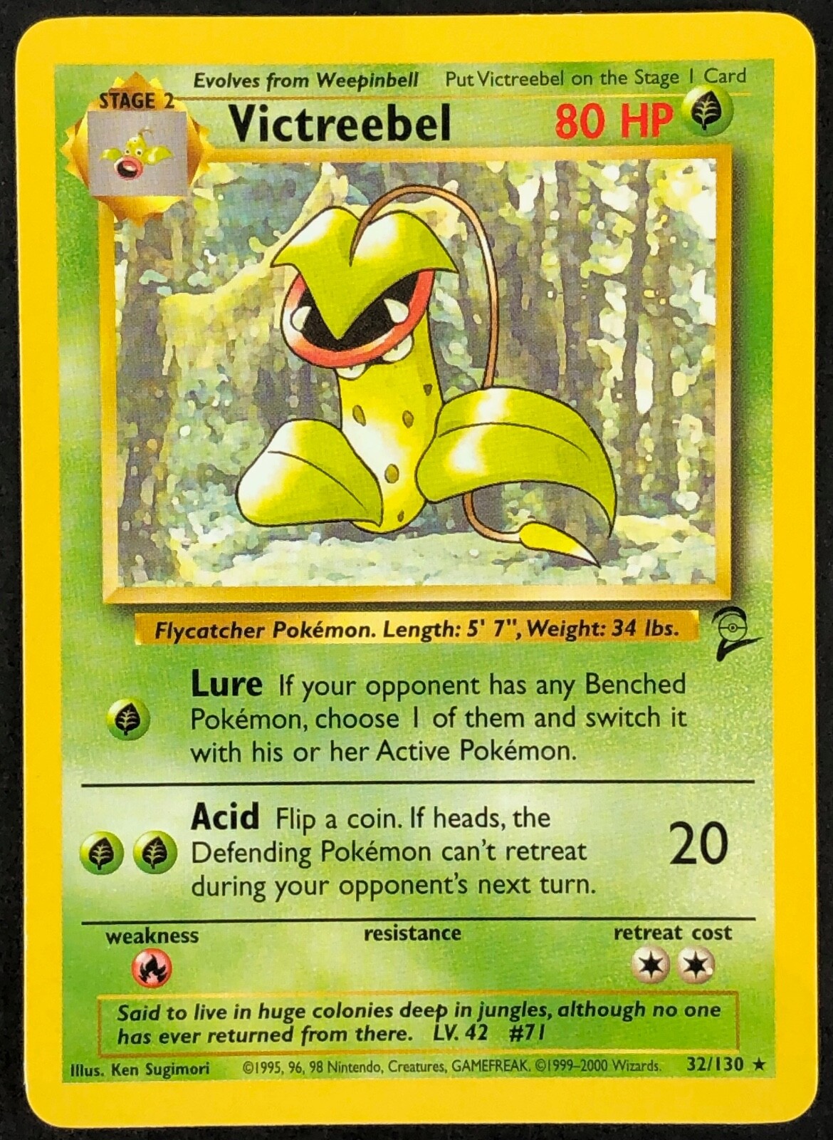 Victreebel 32130 Base Set 2