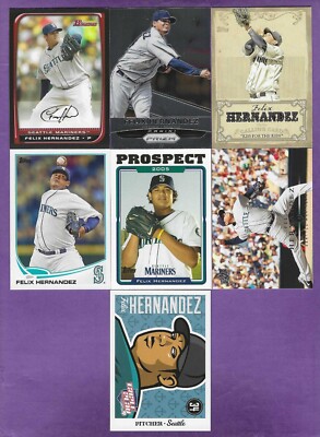 Felix Hernandez - 7 Different Cards - Inserts and Premiums!