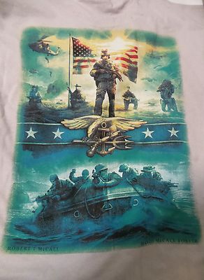 NAVAL SPECIAL WARFARE GROUP Navy SEAL TEAM SIX Devgru T- SHIRT SZ:L