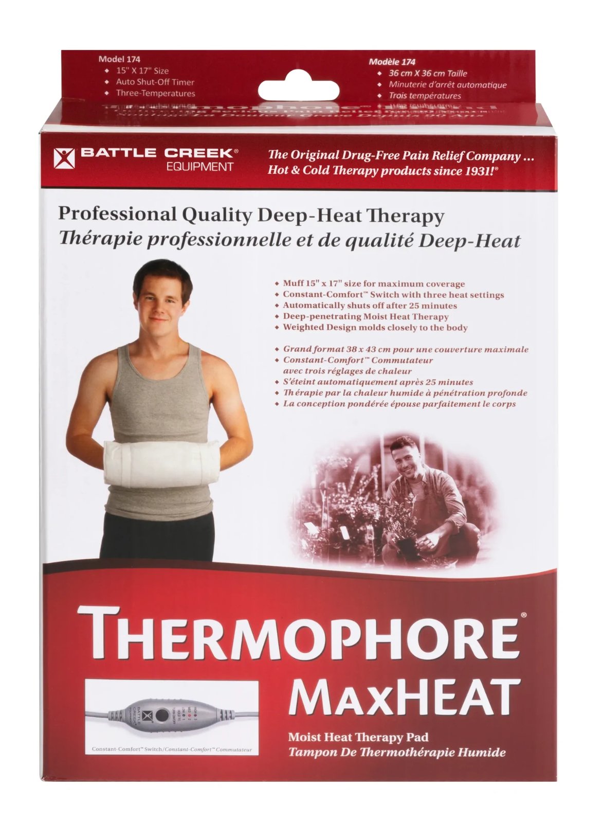Thermophor サーモフォアーセラピー パッド Thermophore MaxHeat Petite Heat Pack Deep-Heat Therapy Pro 4