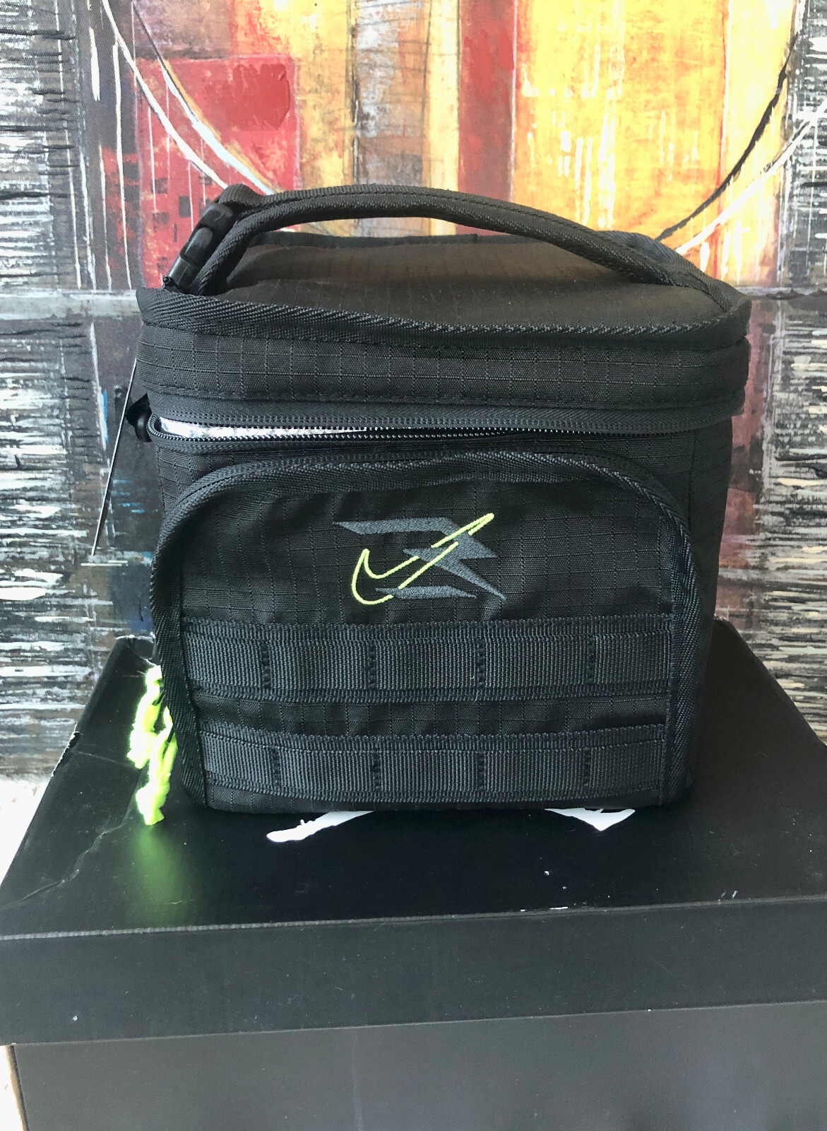 Nike SQUARE CUBE 9AT062-023 Insulated Lining Lunch Box Bag