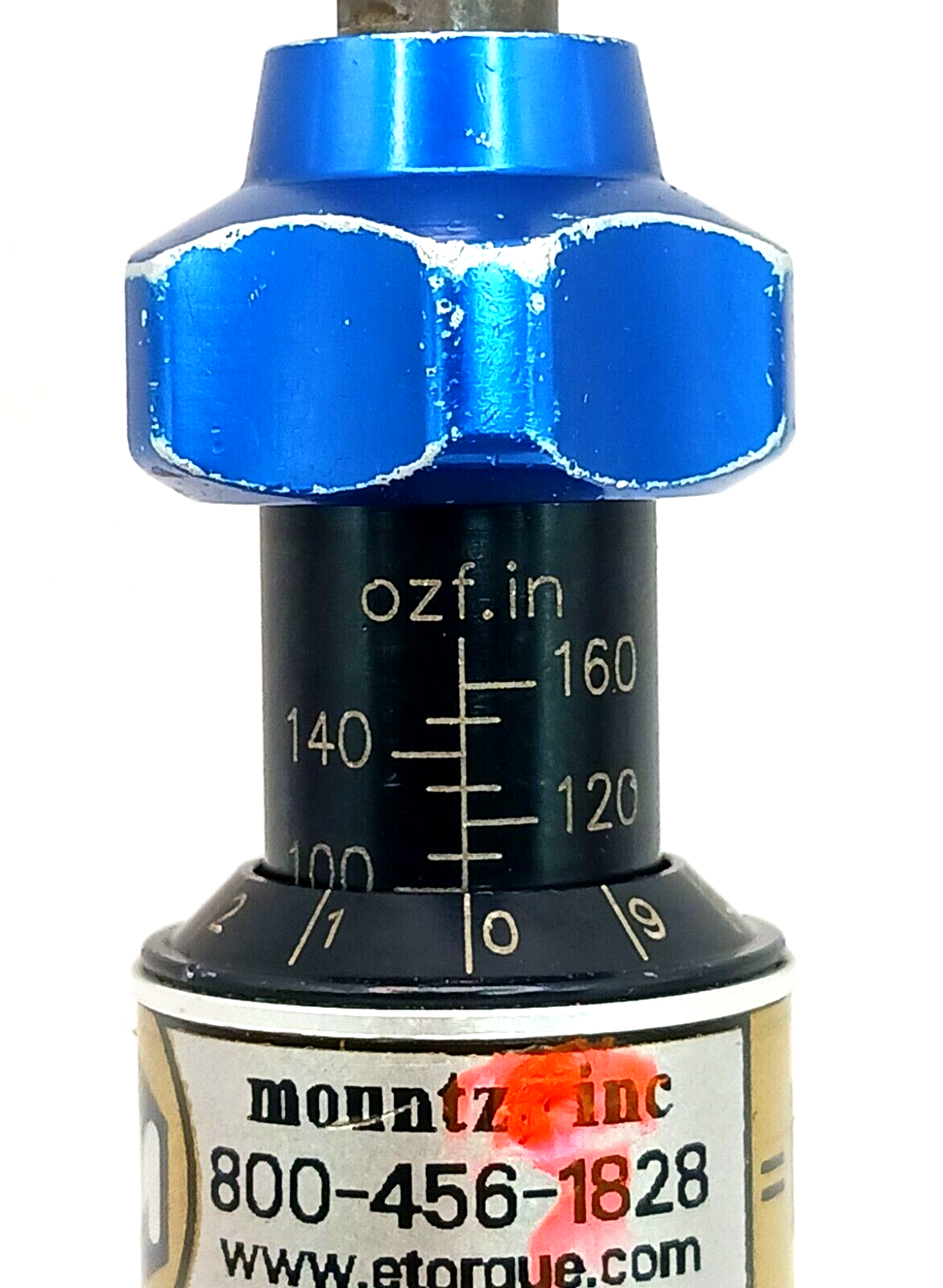 Mountz Micro -Torque EMT160 Adjustable Torque Screwdriver 20 - 160 OZ-F. Inch