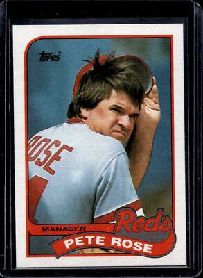 (25) 1989 Topps Pete Rose #505 - Cincinnati Reds Manager MGR MINT