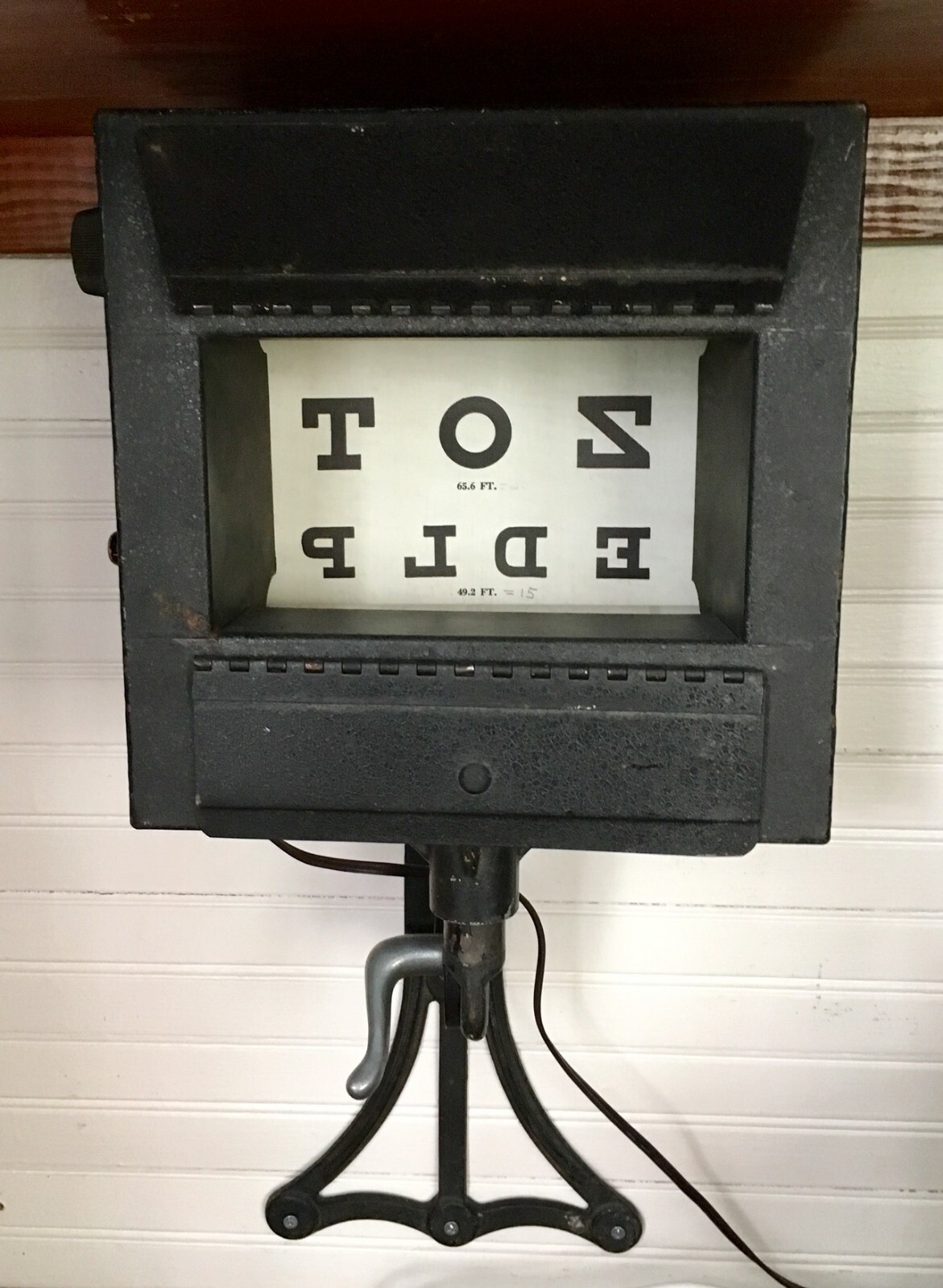 Medical Antique Optometrist Eye Test Equipment, Beck Lee Corporation.