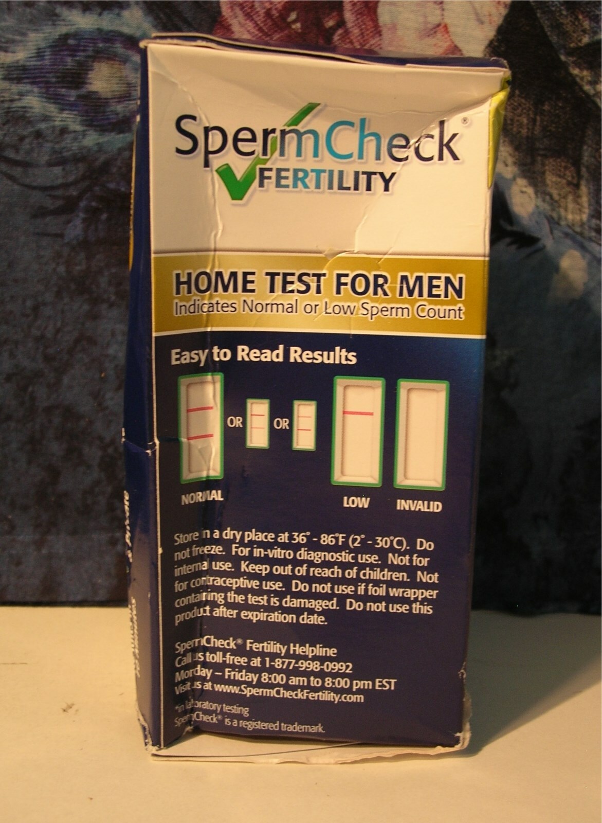 SpermCheck Fertility Home Test For Men 1 Test Exp. 01/2019 #3
