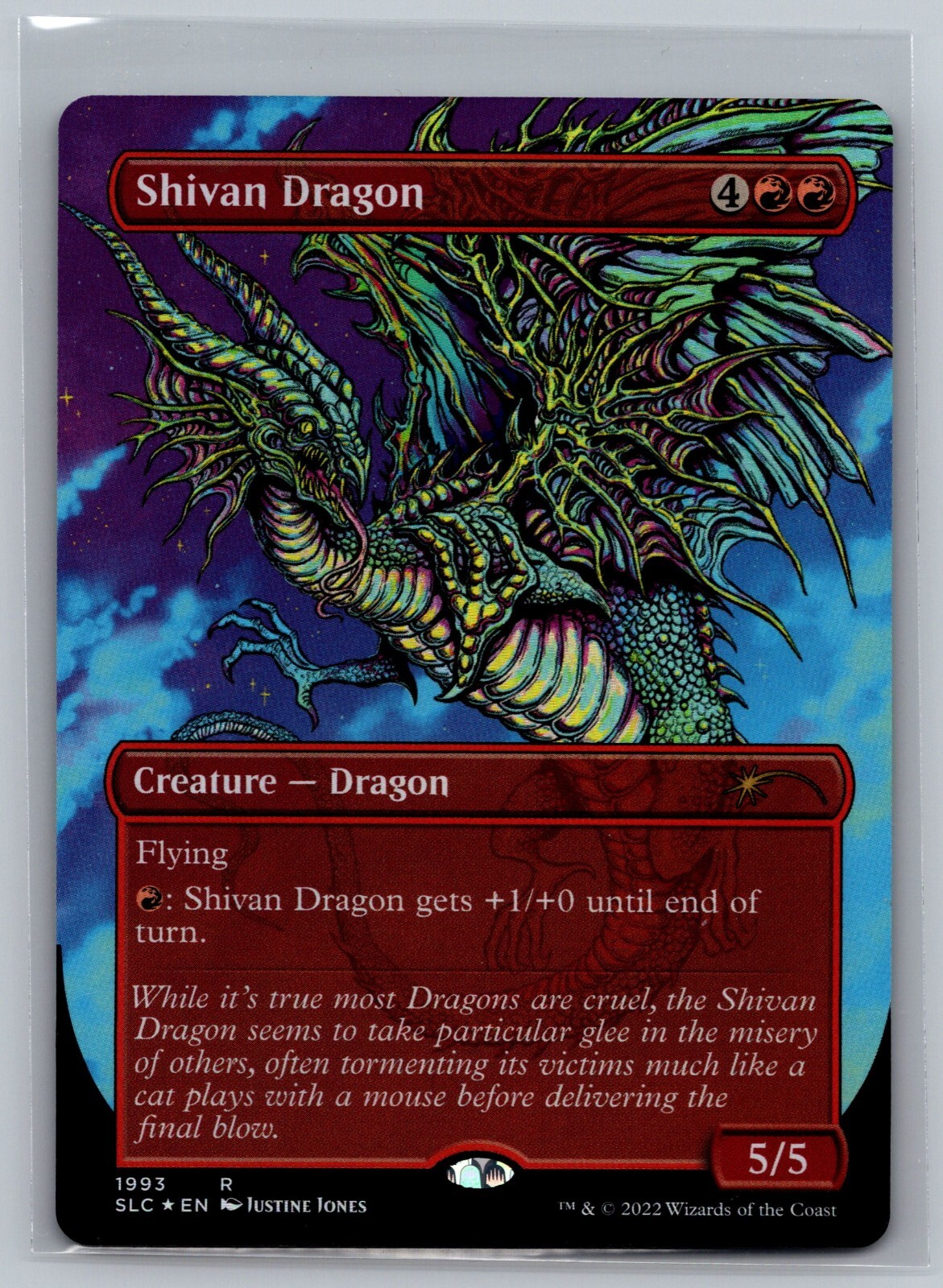 MTG シヴ山のドラゴン foil Secret Lair 30th マジック Shivan Dragon FOIL 1993 Magic the Gathering Secret Lair 30th