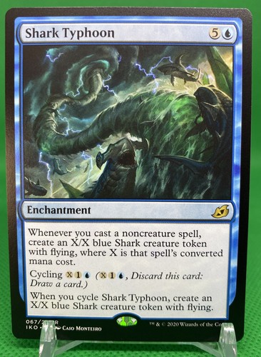 マジック：ザ・ギャザリング - MTG shark typhoon IKO 英4枚セット Amazon.com: Magic: The Gathering - Shark Typhoon - Foil