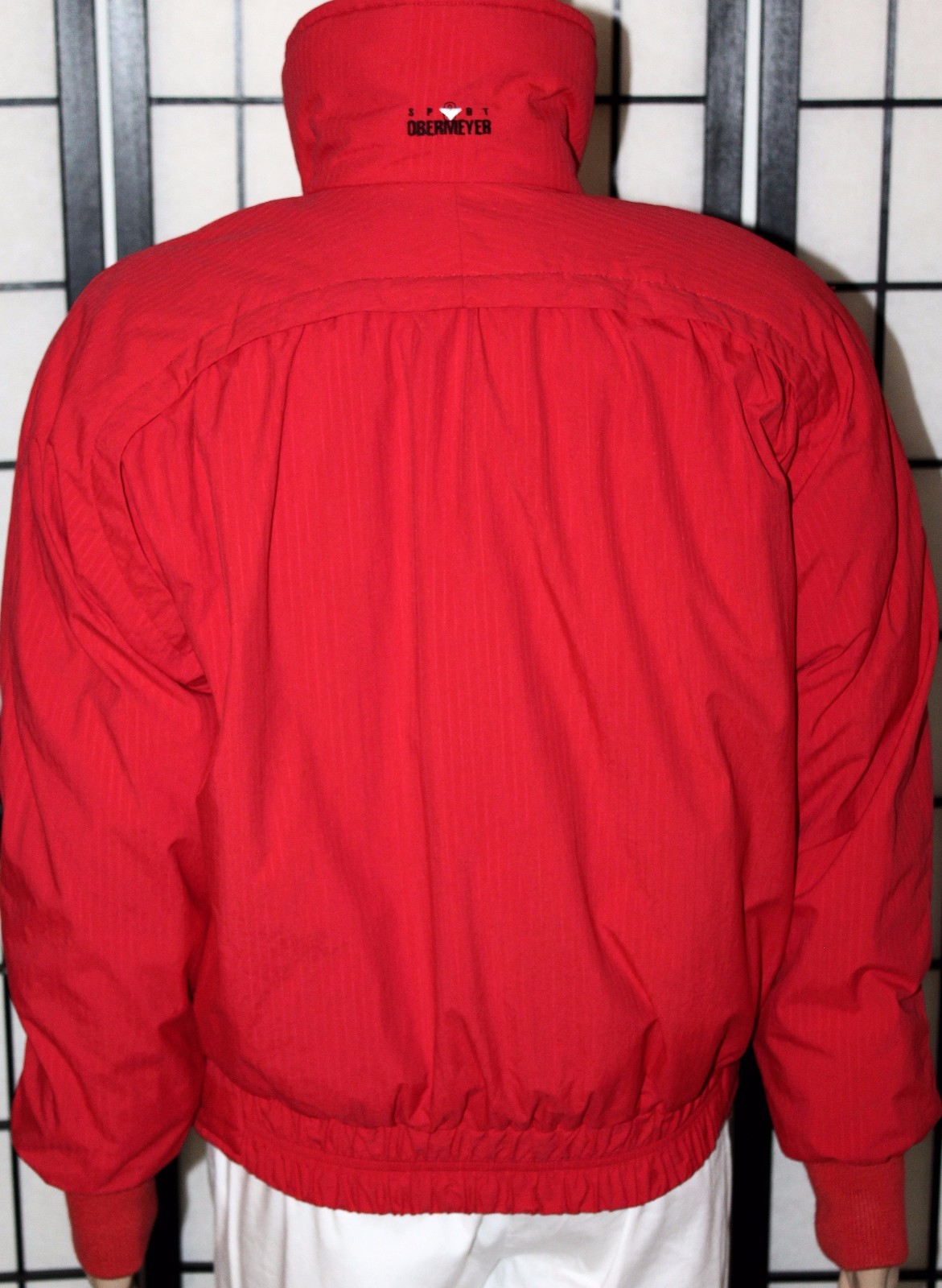 VINTAGE OBERMEYER SPORTS Women's Size 8 Red Zip Ski Winter Coat Jacket EUC