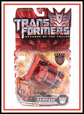 2009 Transformers ROTF _ DX Class_ Rampage _ (NEST) _ Red _