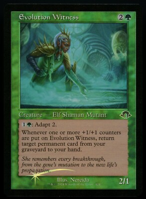 MTG FOIL Evolution Witness Retro Frame 424 Modern Horizons 3 MH3 SHIPS TODAY