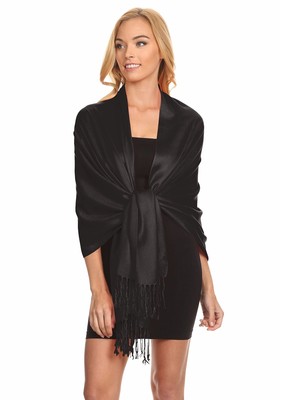 Simlu Wrap Scarf Pashmina Shawls and Wraps, Silky Wedding Scarf...