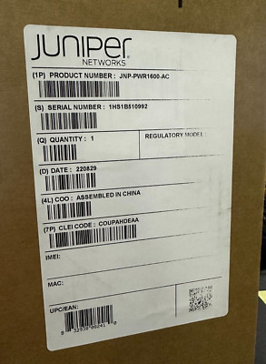Juniper JNP-PWR1600-AC - NEW