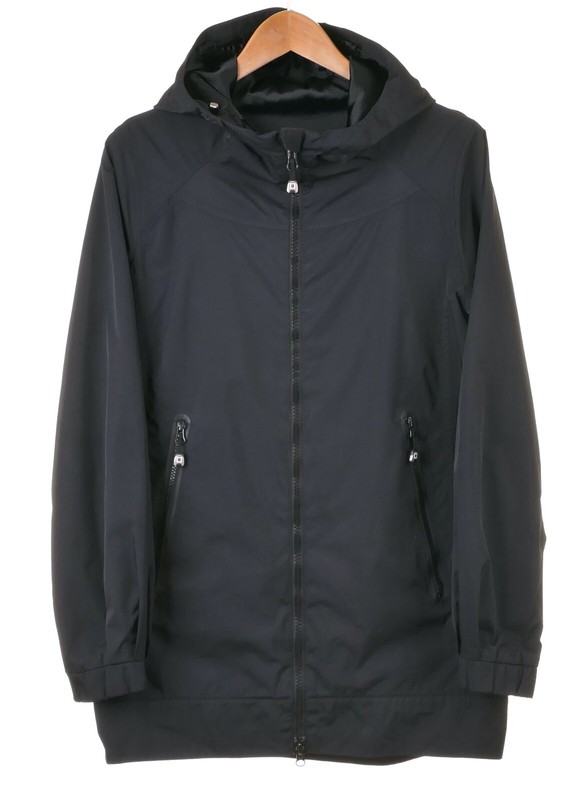 Lululemon Dark Navy Blue Womens Nylon Winter Parka Coat Rain Jacket 8