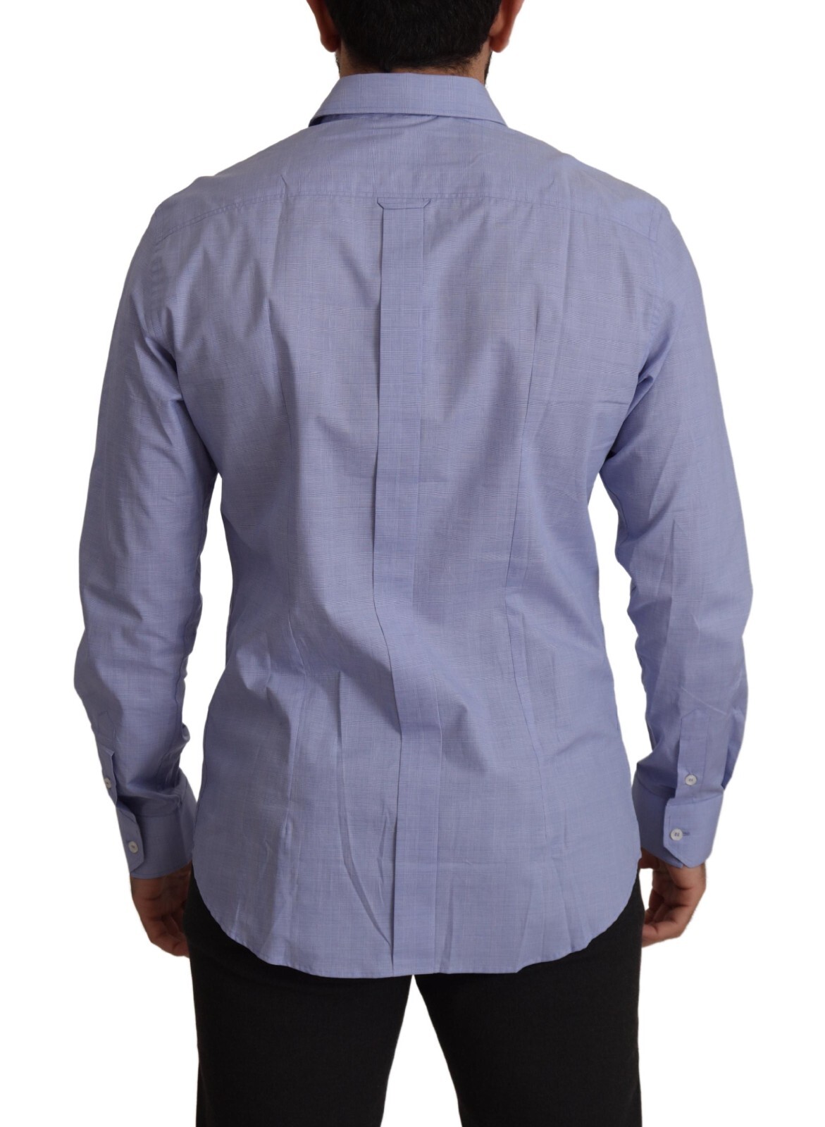 Pre-owned Dolce & Gabbana Shirt Light Blue Cotton Slim Fit Dress Men 42/us16.5/xl $600