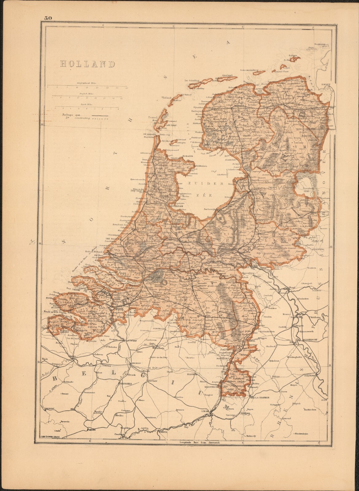 フランスアンティーク　MAP Amazon.com: Historic Pictoric Map : France 1866, France in