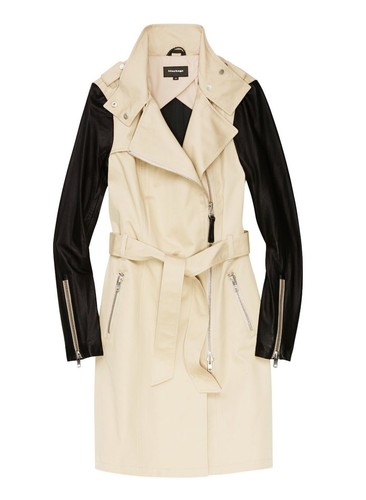 Mackage＊ASTRID Mixed media trench coat＊トレンチコート Mackage＊ASTRID Mixed media trench coat＊トレンチコート