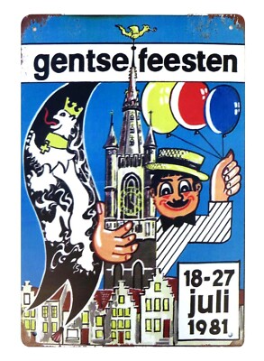  Gentse feesten 1981 music theatre festival Ghent Belgium home decor