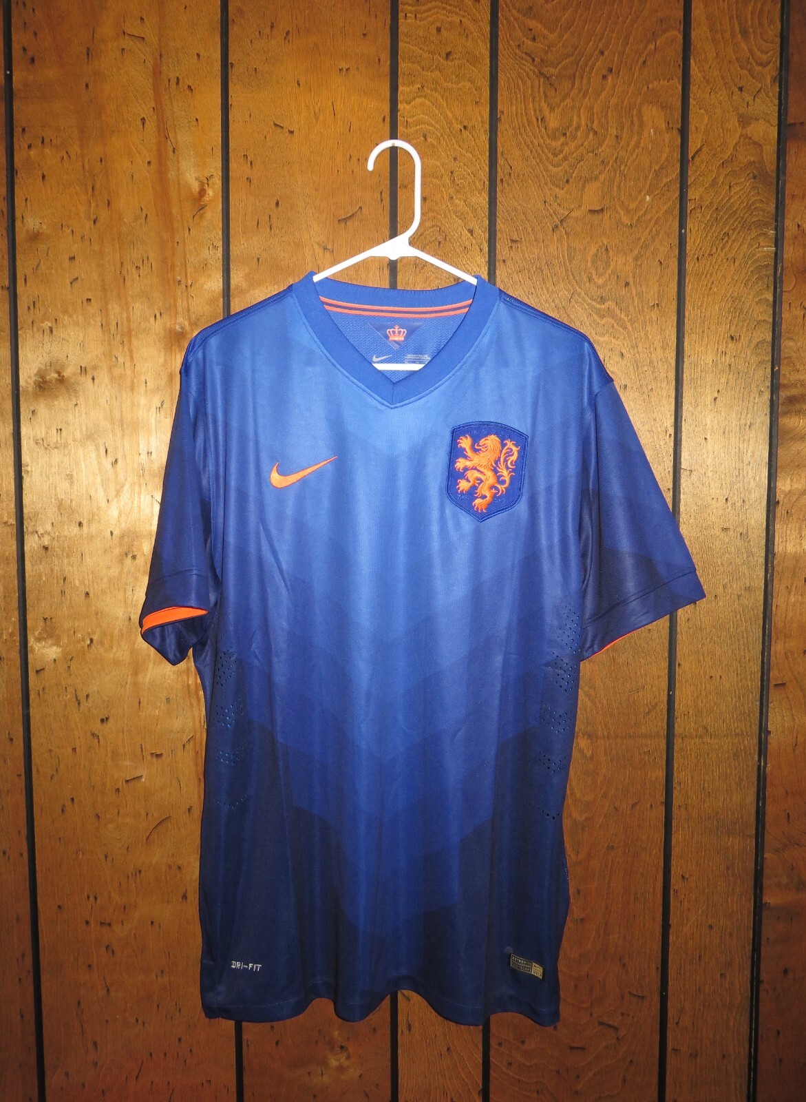 Nike製　オランダ代表2014 トレーニングウェア メンズ　L 新品タグ付き Nike 2014 Netherlands Holland Away Blue Soccer Jersey Kit