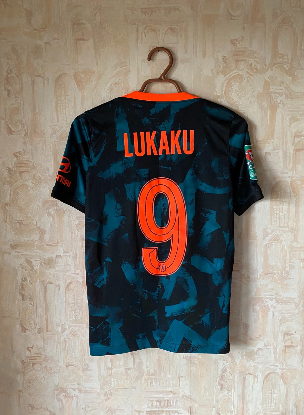 NIKE - チェルシー　2021-2022 3rd ユニフォーム　ルカク Chelsea FC 2021/22 #9 LUKAKU Third Kids' Nike Dri-FIT Soccer