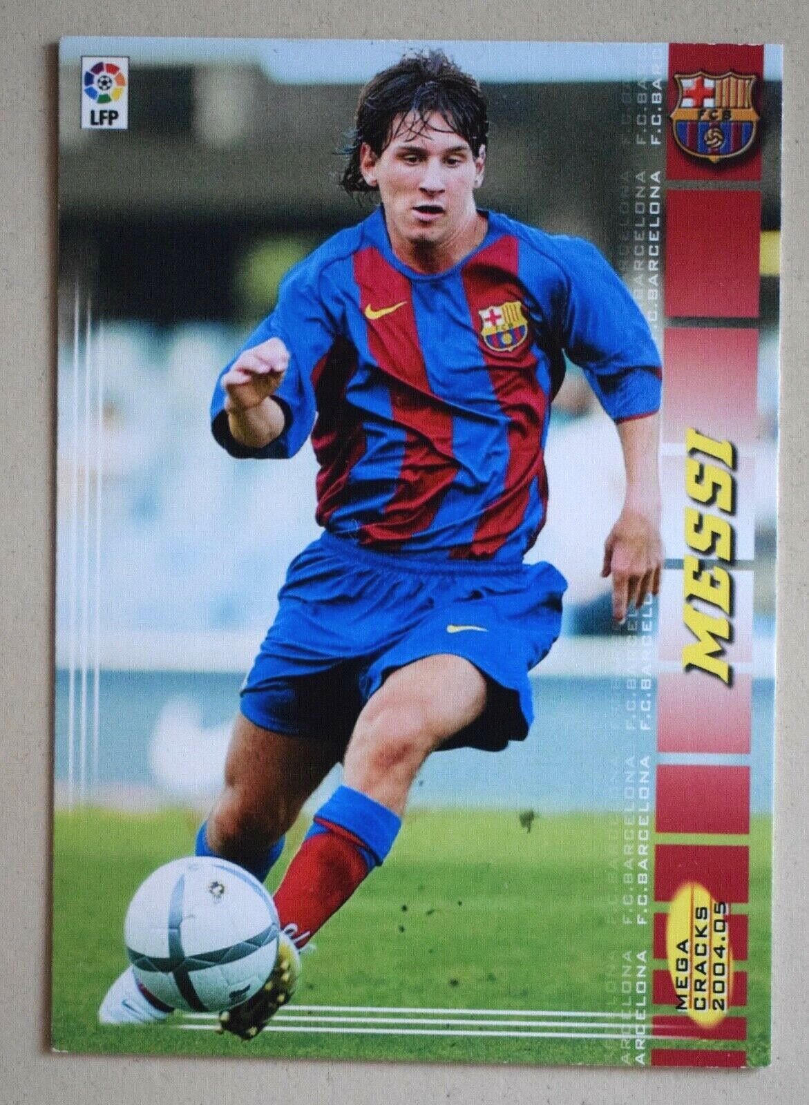 MESSI ROOKIE CARD 2004/05. MEGACRACKS #71BIS GREAT CONDITION MESSI ROOKIE CARD 2004/05. MEGACRACKS #71BIS GREAT CONDITION