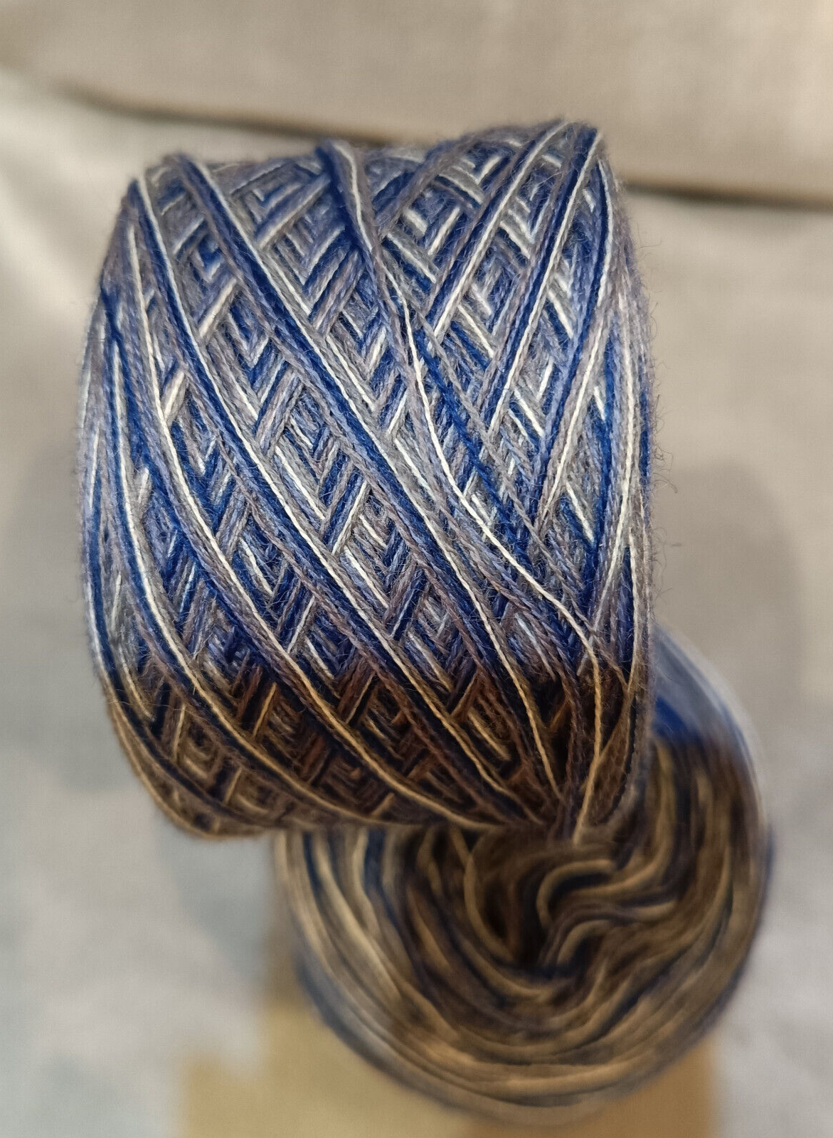 Wolle,  Schurwolle,  Blau Tne Naturspinnerei 255 gr Konvlut  #a4