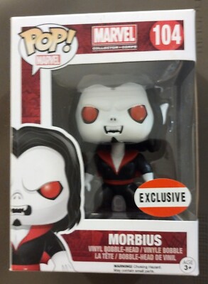 Funko Pop Marvel Collector Corps Online Exclusive Morbius #104 HTF