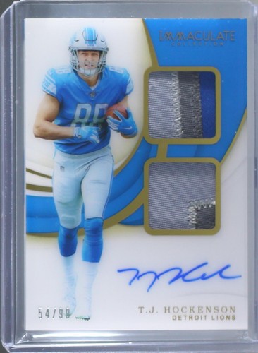 2019 Panini Immaculate Collection T.J. Hockenson #ISPR-TJ