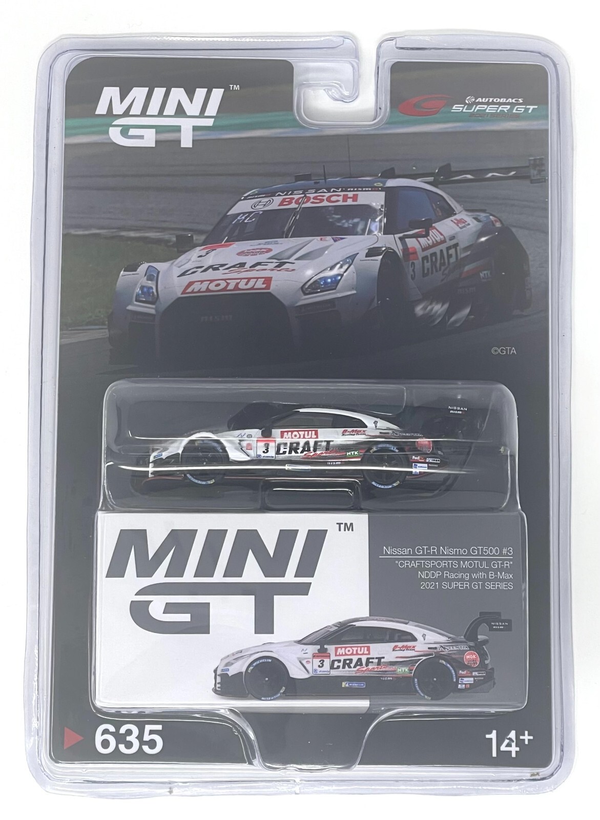 Mini GT 1:64 Japan Super GT Nissan GT-R Nismo GT500 #3 NDDP