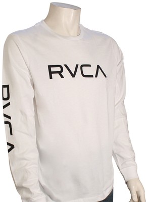 

Футболка RVCA Big RVCA LS — белая/черная — новинка, Белый