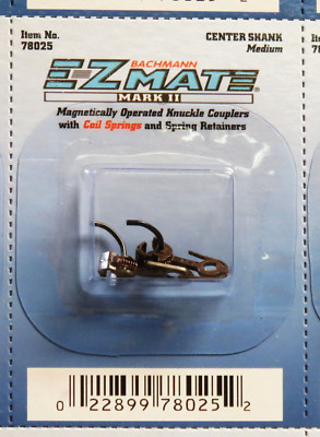 BACHMANN HO SCALE CENTER SHANK COUPLER MEDIUM train car connector hook BAC78025