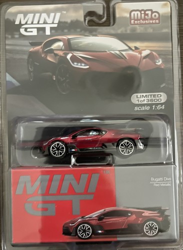Mini GT 1:64 Bugatti Divo Red Metallic #503 | eBay