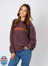 NCAA Virginia Tech Hokies Womens Corded Sweatshirt, Maroon, X-Large