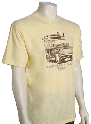 

Футболка Quiksilver Waterman Life Goal — двойной кремовый — новинка, Желтый